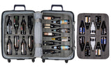 Personalized Luggage Nameplate - BierGardeValise - Beer Travel Suitcase - Up to 19 bottles - All bottle sizes (Black)