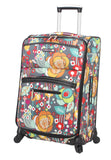 Lily Bloom Luggage 3 Piece Softside Spinner Suitcase Set Collection (Bliss)