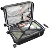 London Fog Heathrow 21" Expandable Spinner Carry-on, Black