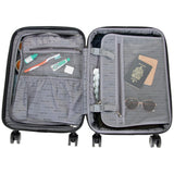 Kenneth Cole Reaction Renegade 3-Piece Lightweight Hardside Expandable 8-Wheel Spinner Travel Luggage Set: 20" Carry-on, 24", 28" Suitcases, Navy