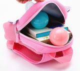 Toddler Backpack, Waterproof Children School Backpack with Chest Buckle, Neoprene Animal Schoolbag with Leash, Lunch Box Carry Bag for Boys Girls, Unicorn with Leash