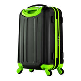 Olympia Apache 3pc Hardcase Spinner Set, Black/Lime