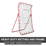 Rukket Pitch Back Baseball/Softball Rebounder PRO | Pitching and Throwing Practice Partner | Adjustable Angle Pitchback Trainer