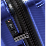 AmazonBasics Oxford Expandable Spinner Luggage Suitcase with TSA Lock - 24 Inch, Blue