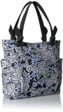 Vera Bradley Signature Cotton Hadley Tote, Snow Lotus