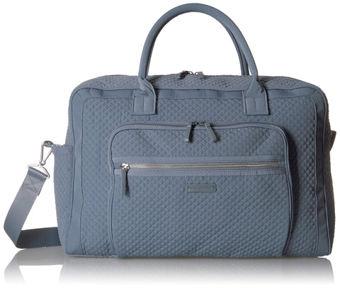 Vera Bradley Women's Microfiber Weekender, Charcoal