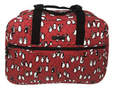 Vera Bradley Medium Traveler Bag in Playful Penguins Blue (Playful Penguins Red)