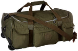 Kipling Unisex-Adult's Discover Small Wheeled Duffle Bag, Jaded Green