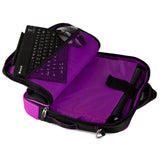 Purple Universal 10 to 12 inch Tablet and Laptop Pindar Messenger Carrying Bag