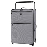 IT Luggage 32.7" World's Lightest Los Angeles 2 Wheel, Black/White