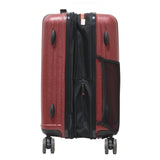 Olympia Sidewinder 3 Piece Luggage Set 21/25/29 Inch, Wine