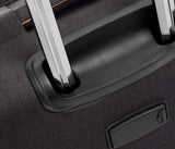 AmazonBasics Belltown Softside Rolling Spinner Suitcase Luggage - 25 Inch, Heather Black