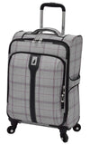 London Fog Knightsbridge 4-Pc Set (Grey/Burgundy Glen Plaid)