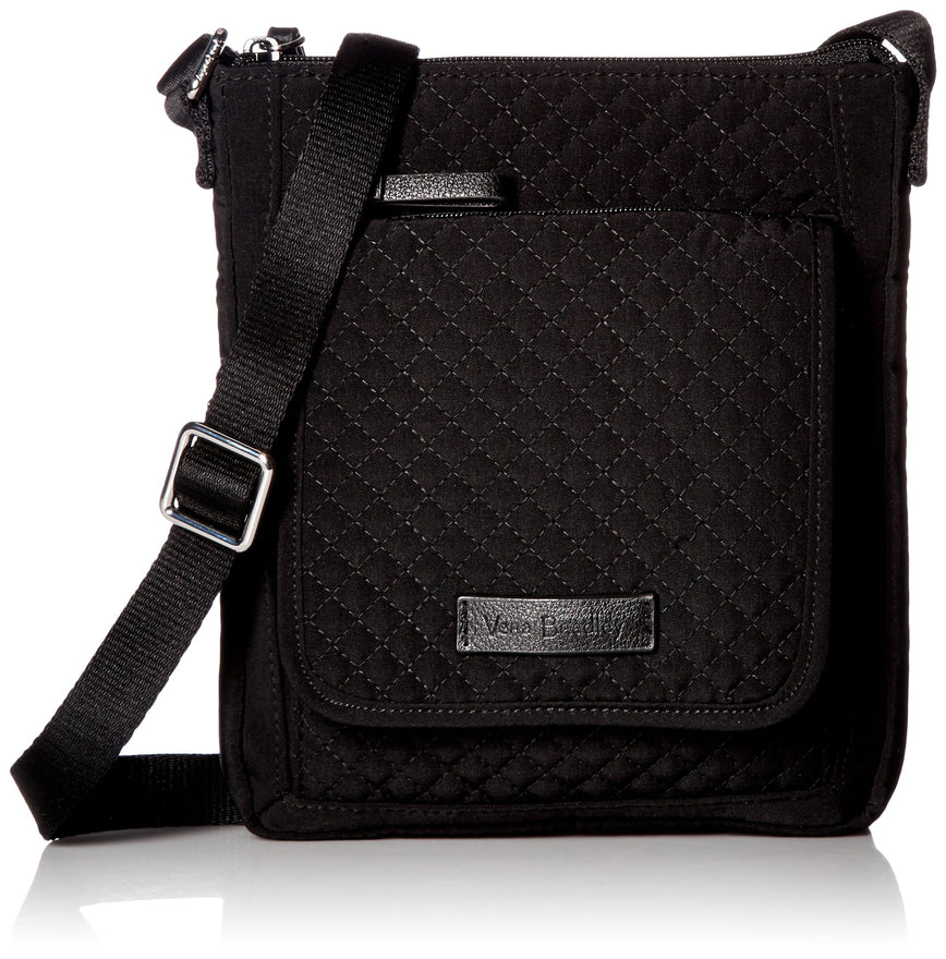 Vera Bradley Microfiber RFID Mini Hipster, Classic Black