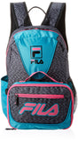 Fila Meridian Backpack & Lunch Bag Bundle for Boys & Girls Kid's Backpack, Static/Teal/Fuchsia, One Size