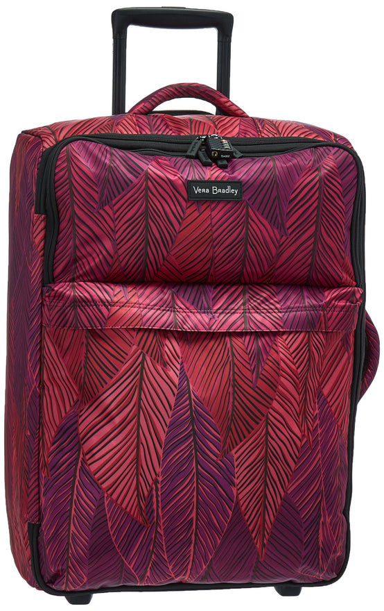Vera Bradley Women's Foldable Large, Banana Leaves Fuchsia