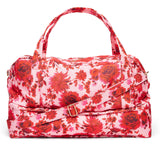 Ban.do Getaway Traveler Bag, Duffle Bag with Shoe Compartment and Removable/Adjustable Shoulder Strap, Potpourri