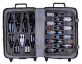 Personalized Luggage Nameplate - BierGardeValise - Beer Travel Suitcase - Up to 19 bottles - All bottle sizes (Black)