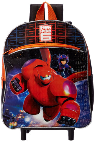 Disney Boys' Big Hero 6 Rolling Backpack, Multi, One Size