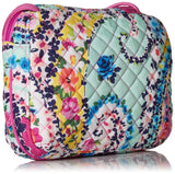 Vera Bradley Iconic Rfid Little Crossbody, Signature Cotton,Wildflower Paisley