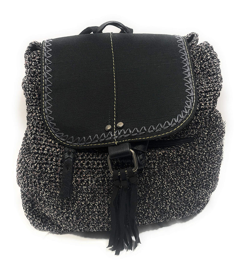 Avalon Convertible Crochet Backpack Blue