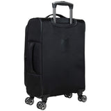 Kenneth Cole Reaction Softside Expandable 8-Wheel Spinner Travel Luggage Set, Black