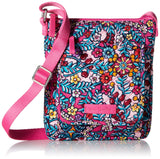 Vera Bradley Iconic RFID Mini Hipster, Signature Cotton, Kaleidoscope