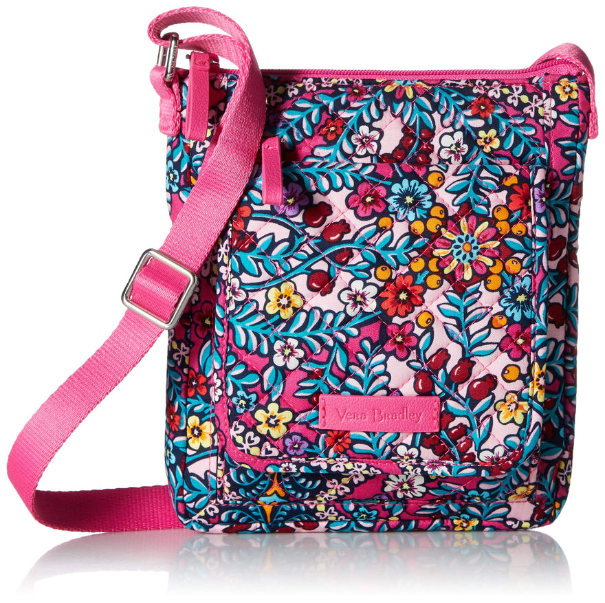 Vera Bradley Iconic RFID Mini Hipster, Signature Cotton, Kaleidoscope