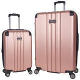 Kenneth Cole Reaction Reverb Hardside 8-Wheel 3-Piece 20" Carry-on, 25", 29" Luggage Set, Rose Gold,