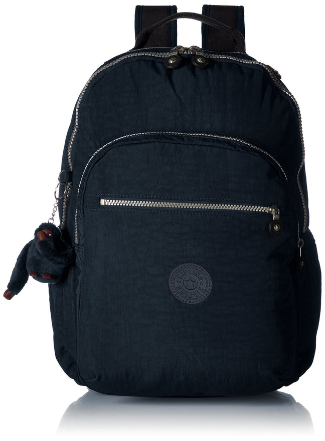 Kipling womens Seoul Go True Blue Laptop Backpack, true blue, One Size