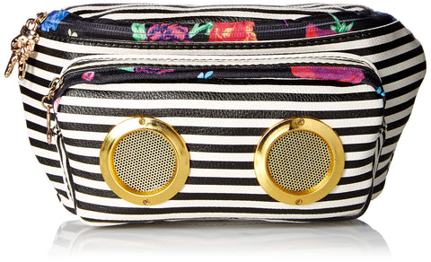 Betsey Johnson Speak Up Belt Bag, Stripe