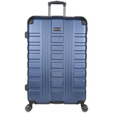 Kenneth Cole Reaction Scott's Corner 28" Lightweight Hardside Expandable 8-Wheel Spinner Checked Suitcase with TSA Lock, Navy