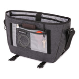 SWISSGEAR Multi-Functional 13-inch Laptop Messenger Bag | Travel, Work, School | Men's and Women's - Heather Gray