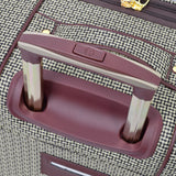 London Fog Softside 28" Spinner, Tan Square Jacquard