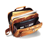 Samsonite Vachetta Leather 2 Pocket Business Case Tan