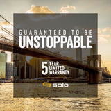 Solo Ace 15.6 Inch Laptop Slim Brief, Black