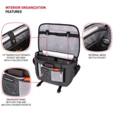 SWISSGEAR Multi-Functional 13-inch Laptop Messenger Bag | Travel, Work, School | Men's and Women's - Heather Gray