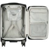 DELSEY Paris Cruise Lite Softside Carry-On Exp. Spinner Suiter Trolley, BLACK