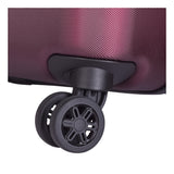 DELSEY Paris Luggage Cruise Lite Hardside 21" Carry on Exp. Spinner with Front Pocket, Black Cherry