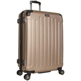 Kenneth Cole Reaction Renegade 28" Hardside Expandable 8-Wheel Spinner Checked Luggage, Rose Gold