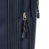 Nautica 24" Expandable Spinner Luggage, Navy/yellow