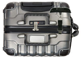 Bundle - 2 items: VinGardeValise 8 Bottle Wine Travel Suitcase with Personalizable nameplate, FlyWithWine Digital Luggage Scale - Silver