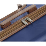 AmazonBasics Vienna Expandable Luggage Spinner Suitcase - 28 Inch, Blue