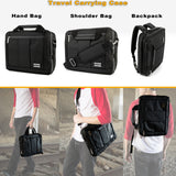 Vangoddy Alyx Backpack Messenger Shoulder Carrying Case for HP 10.1 inch Tablets (Pavilion X2, 10 Plus, Slate, ProPad