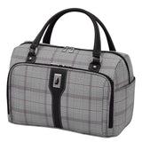 London Fog Knightsbridge 4-Pc Set (Grey/Burgundy Glen Plaid)