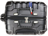 Bundle - 2 items: VinGardeValise Wine Travel Suitcase 12 & 8-bottle - With Personalized Luggage Nameplates - Grande 05 and Petite 03, Black