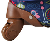 Lily Bloom Luggage 3 Piece Softside Spinner Suitcase Set Collection (Geo Critter)