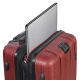Olympia Sidewinder 3 Piece Luggage Set 21/25/29 Inch, Wine
