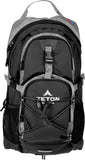 TETON Sports Oasis 1100 Hydration Pack; Free 2-Liter Hydration Bladder; For Backpacking, Hiking, Running, Cycling, and Climbing; Black