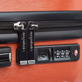 AmazonBasics Geometric Luggage - 2 piece Set (55cm, 78cm), Orange